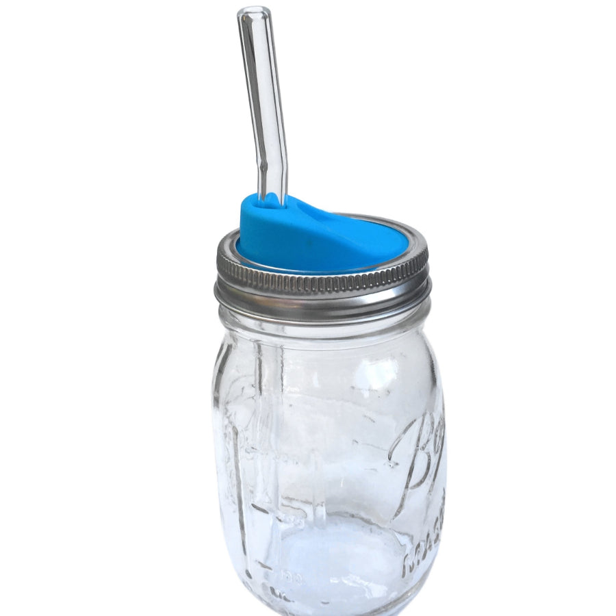 Mason Jar Sip & Straw Lids Wide Mouth (Pack of 4)